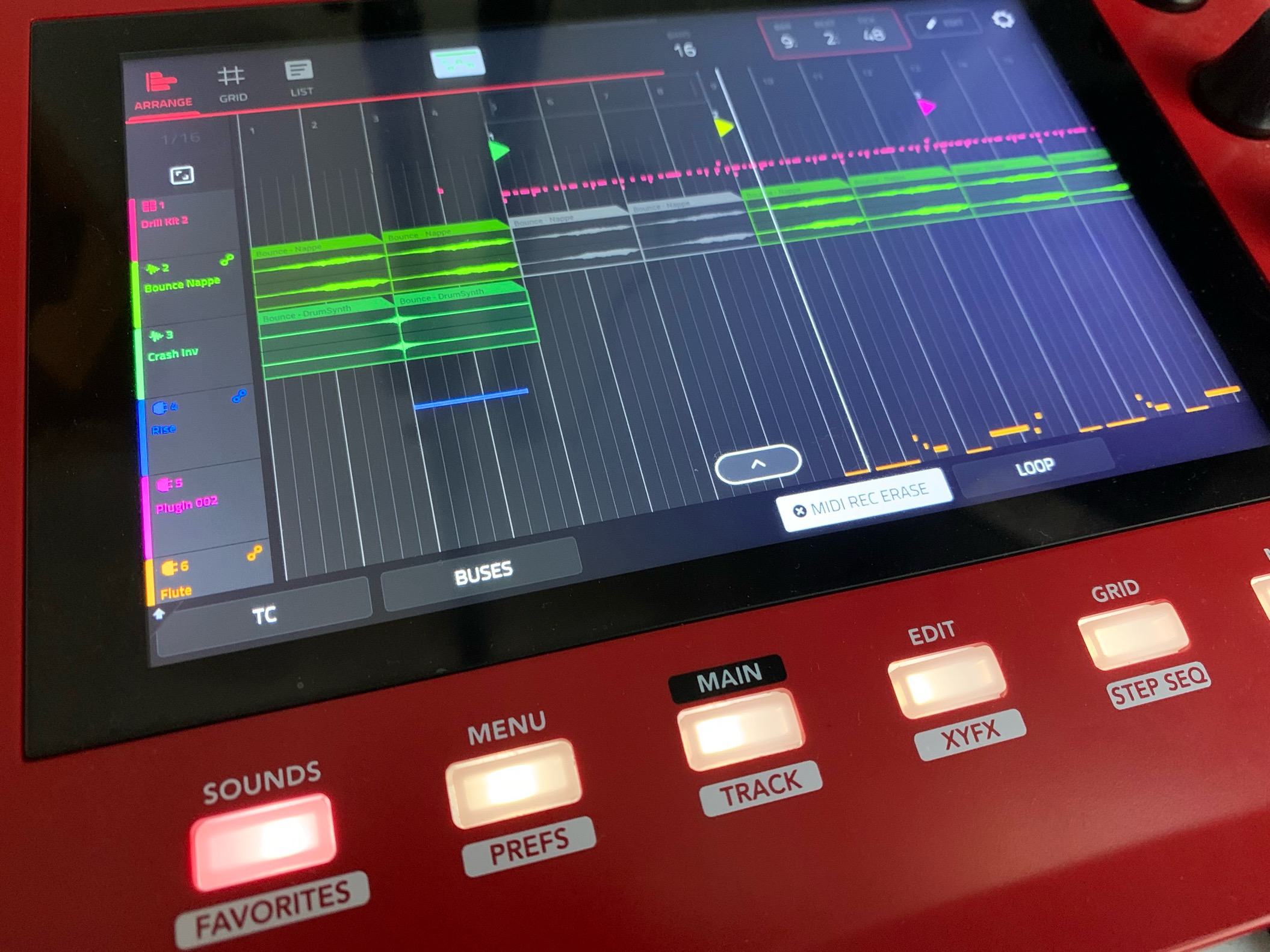 Mode arrnge de MPC 3